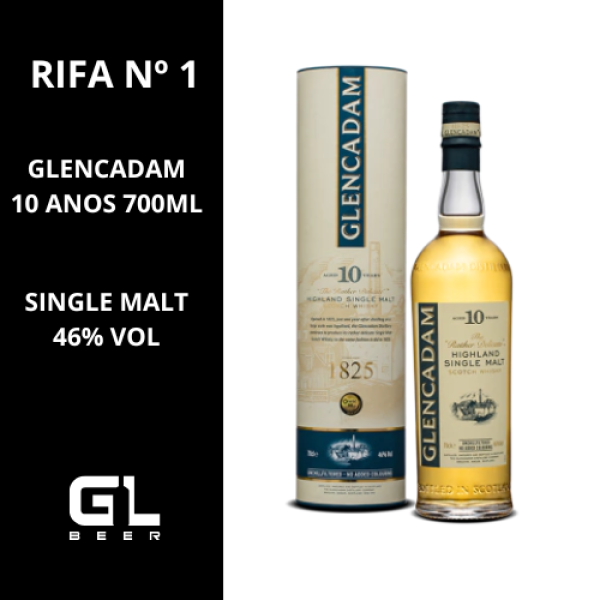 GLENCADAM 10 ANOS WHISKY SINGLE MALT 